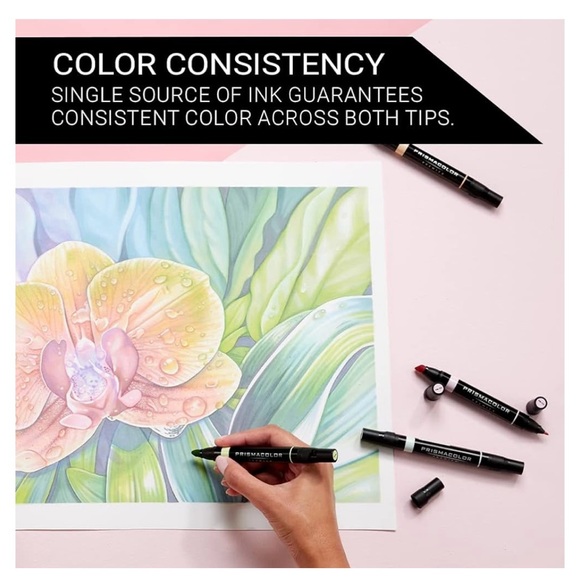 NEW Prismacolor Premier Dual-Ended Art Markers, Chisel /Fine Tips, Pastel Colors - Picture 4 of 7